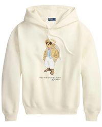 Polo Ralph Lauren - Polo Bear Fleece Hoodie - Lyst