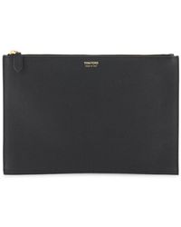 Tom Ford - Grained Leather Pouch - Lyst