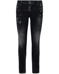 DSquared² - Jennifer Jeans In Black Denim - Lyst