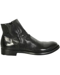 Officine Creative Versatile And Minimal: Hive Ankle Boots - Black