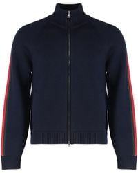 Gucci - Jacket With Zipper In Knitted Wool - Lyst