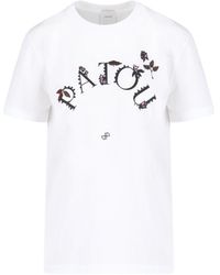 Patou - Flowers Logo T-shirt - Lyst