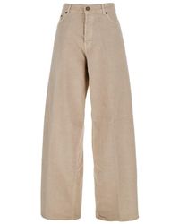 Haikure - Five Pocket Jeans With Logo Patch On The Back - Lyst