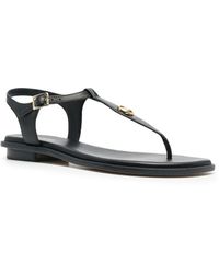 Michael Kors - Mallory Leather Thong Sandals - Lyst