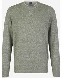 Fedeli - Linen And Cotton Sweater - Lyst