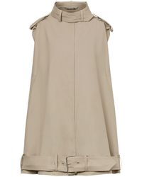 Alberta Ferretti - Tech Cotton Wr Cape - Lyst