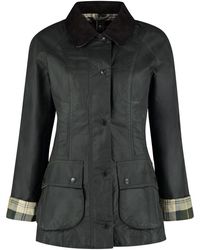 Barbour - Beadnell Waxed Cotton Jacket - Lyst