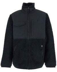 Polo Ralph Lauren - Jacket With Mock Neck And Tonal Pony Embroidery On The Front - Lyst
