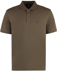 C.P. Company - Cotton Piqué Polo Shirt - Lyst