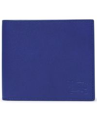 Burberry - Blue Calf Leather Wallet - Lyst