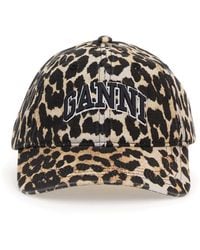 Ganni - Baseball Hat With Logo - Lyst