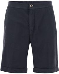 Peserico - Stretch Cotton Shorts - Lyst