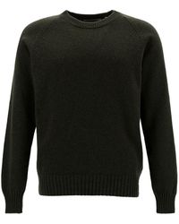 La Fileria - Crewneck Sweater With Ribbed Trims - Lyst
