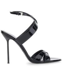 Paris Texas - 'Lidia' Sandals With High Stiletto Heel And Criss-Crossed Ankle Strap - Lyst