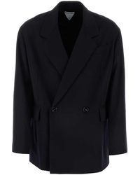 Bottega Veneta - Midnight Wool Blazer - Lyst