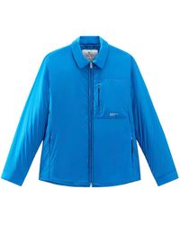 Woolrich - Pertex Padded Shirt Jacket - Lyst