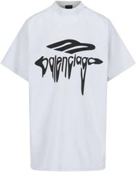 Balenciaga - T-Shirt With Vintage Effect - Lyst