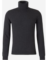 Zanone - Wool Turtleneck Sweater - Lyst