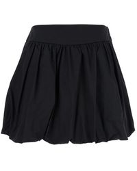 DUNST - Skirt With Balloon Design And Pleated Details - Lyst