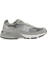 New Balance Suede Sneakers '993 Core' in White for Men | Lyst