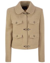 Fay - 3-Hook Wool Jacket - Lyst