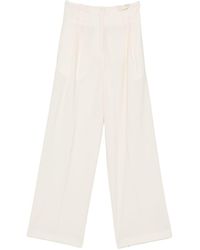 Semicouture - Matisse Wool Blend Trousers - Lyst