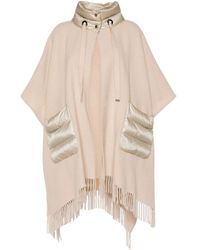 Herno - Wool And Nylon Cape - Lyst