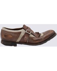 Church's - And Ecru Leather Formal Shoes - Lyst