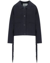 Essentiel Antwerp - Istern Navy Blue Cardigan - Lyst