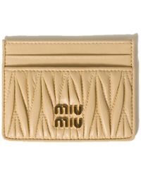 Miu Miu - Matelassé Cardholder - Lyst