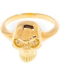 McQueen - Skull Ring - Lyst