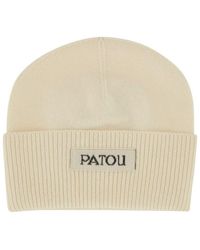 Patou - Cap With Label And Logo - Lyst