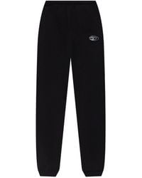 DIESEL - Relaxed Fit Trousers With Elasticated Waistband - Lyst