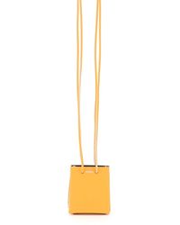 MEDEA Mini Longstrap Leather Micro Bag - Metallic