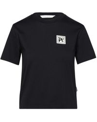Palm Angels - 'pa Ski Club' Black Cotton T-shirt - Lyst