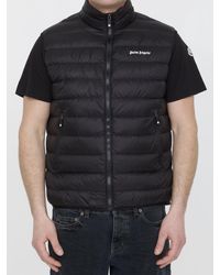 Palm Angels - Padded Vest With Logo - Lyst