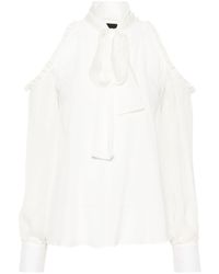 Pinko - Blouse With Bow - Lyst