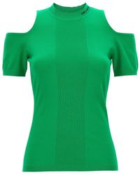 Karl Lagerfeld - Cut-out Knitted Top - Lyst