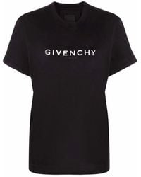 Givenchy - Logo Cotton T-shirt - Lyst