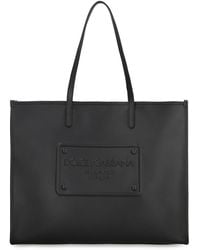 Dolce & Gabbana - Smooth Leather Tote Handbag For - Lyst