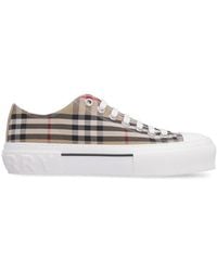 Burberry - Fabric Low-Top Sneakers - Lyst