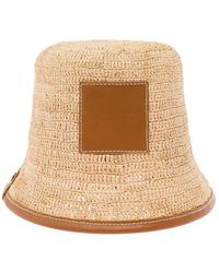 Jacquemus - 'Le Bob Soli' Bucket Hat With Logo Patch - Lyst