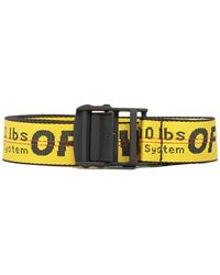off white construction belt
