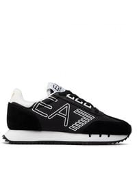 EA7 - Emporio Armani Logo Trainers - Lyst