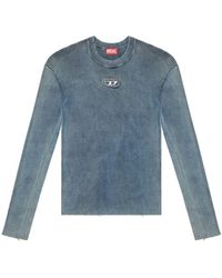 DIESEL - K-Darin-A Cut-Out Jumper With Oval D - Lyst