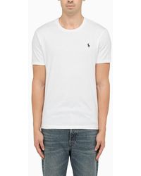 Polo Ralph Lauren - Classic White Crew Neck T Shirt - Lyst
