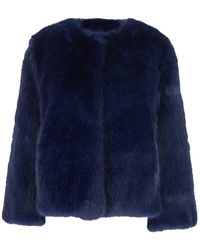 Plain - Fake Fox Fur Jacket - Lyst