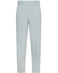 Circolo 1901 - Straight-Leg Stretch Cotton Trousers - Lyst