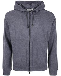 FILIPPO DE LAURENTIIS - Long Sleeves Hoodie Fullzip - Lyst