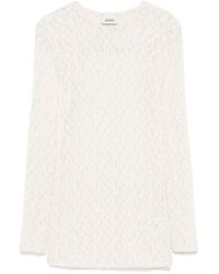 Isabel Marant - Gaelle Long-sleeved Stretch Lace Top Clothing - Lyst
